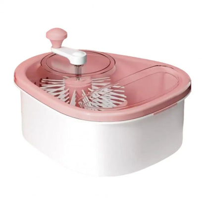 Manual Fruit & Vegetable Washer with Rotating Brush