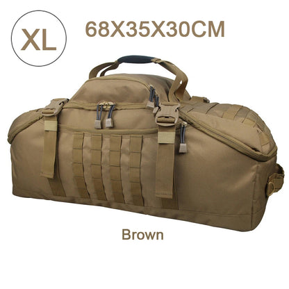 fachgo | LQARMY 30L 50L 80L Outdoor Mountaineering Bag Molle Tactical Backpack Large Duffel Bag Hiking Camping Travel Bags