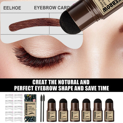 fachgo | Seal Eyebrow Powder Stick Eyebrow Print Lazy Person Waterproof Sweat Proof No Shedding Makeup Hairline Shadow Powder