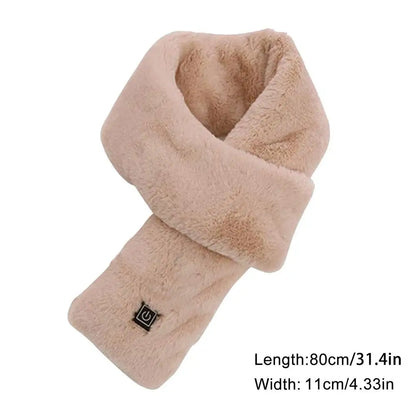 Heating Scarf USB Rechargeable Electric Heated Scarf Soft Heating Neck Wrap Three-gear Temperature Control Neck Wrap Warme