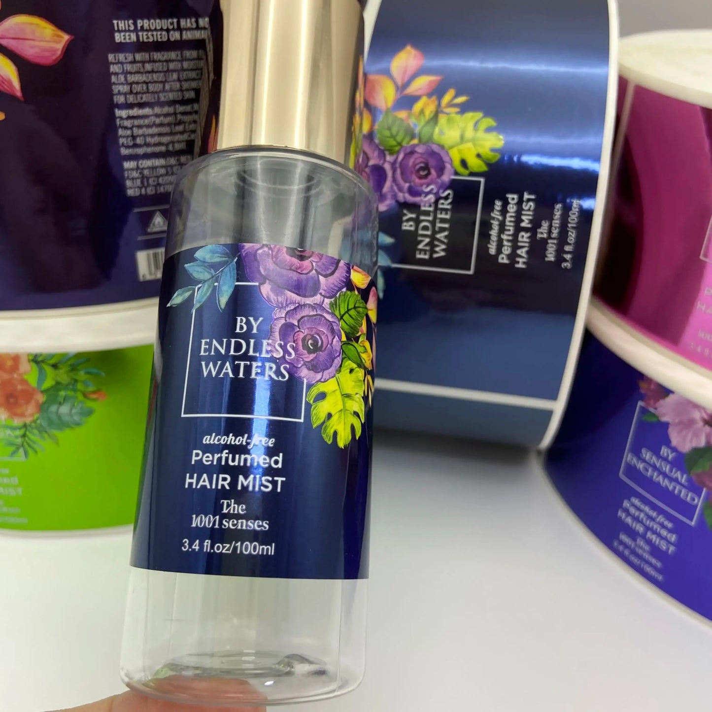 fachgo | Custom Cosmetic Labeling Waterproof Oil-resistant Beauty Product Packaging Labels Personalized Skincare Labeling