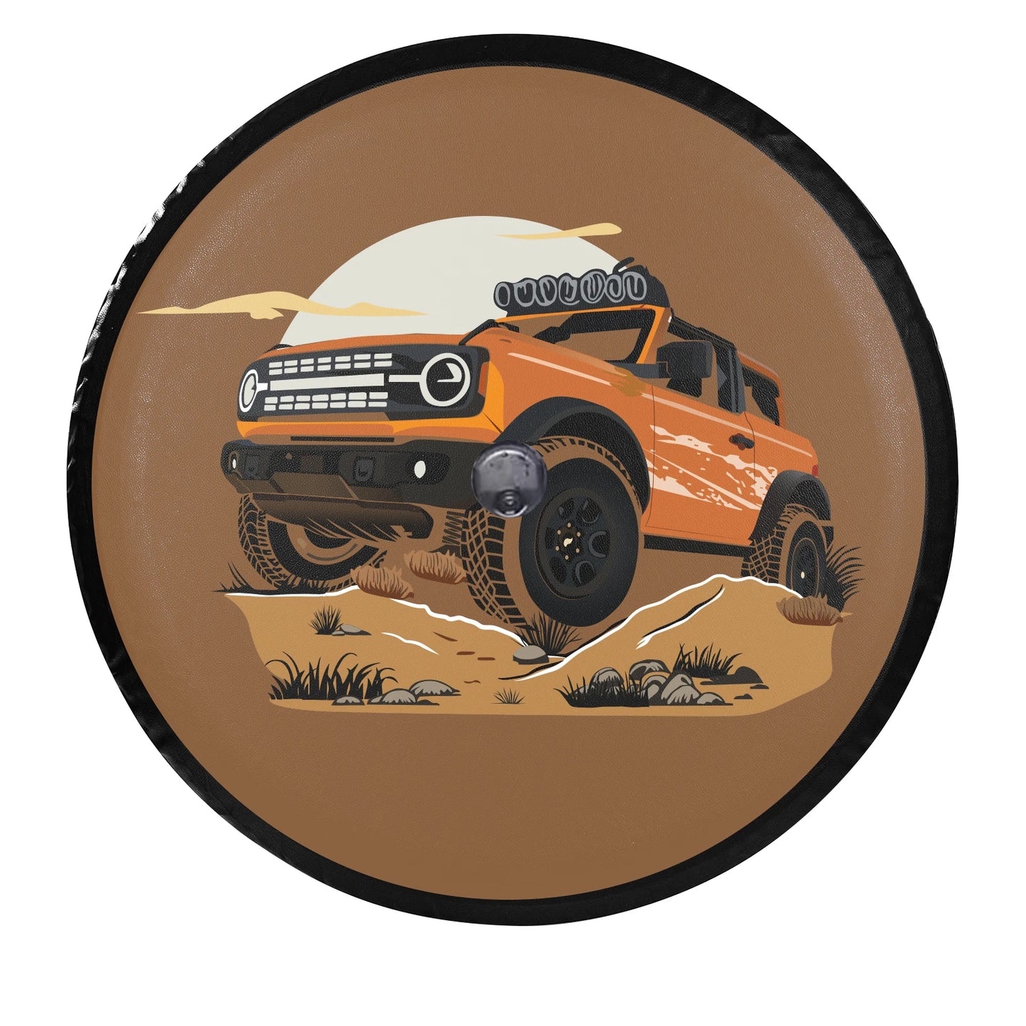 fachgo | LS AUTO Car Exterior Accessories 32 Inches Spare Tire Cover Back Wheel Cover Storage Bag Protector For Ford Bronco 2021 2022