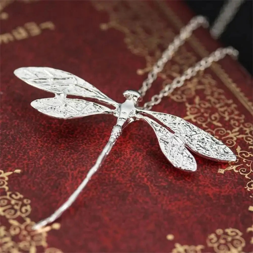 fachgo | Dragonfly Pendant Chain Necklace for Women