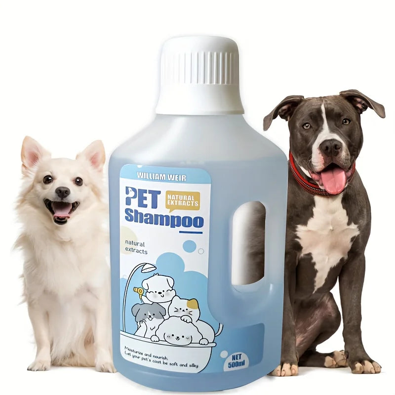fachgo | Pet Bath Gel,Pet Shampoo,Cat and Dog Bath Gel,Gentle Soothing Formula,Suitable for Cats and Dogs,Cares for Pet Hair Health,500ml