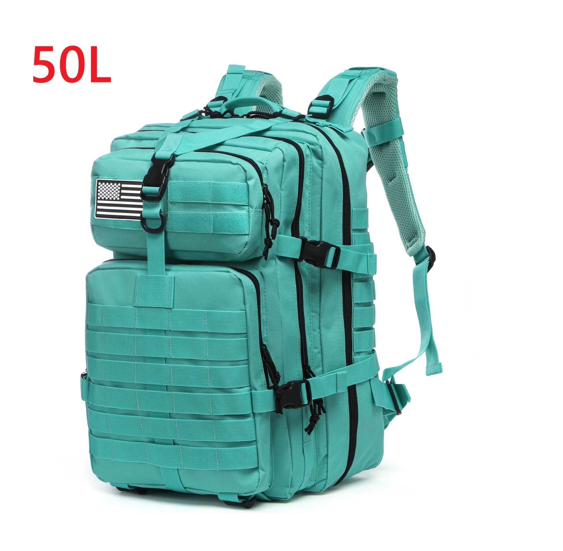 fachgo | 25L/50L 1000D Nylon Waterproof Trekking Fishing Hunting Bag Backpack Outdoor Rucksacks Tactical Sports Camping Hiking