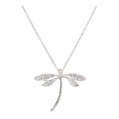 fachgo | Dragonfly Pendant Chain Necklace for Women