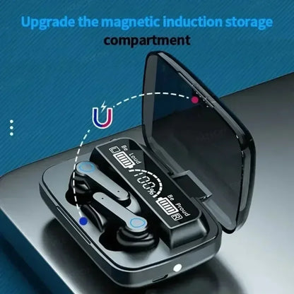 fachgo | Original M19 Bluetooth Headset Wireless In-Ear Sports Intelligente Touch Led Displaymirror Warehouse Charging Treasure Earphone