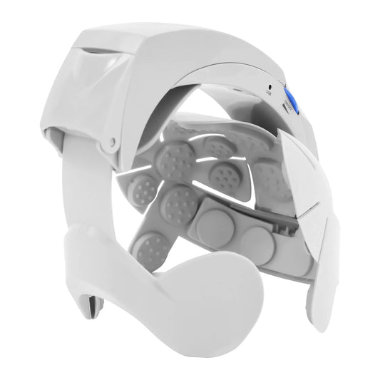 fachgo | Electric Head Massager, Electric Massage Helmet, Multi Acupoint Head Massager, Brain Relax