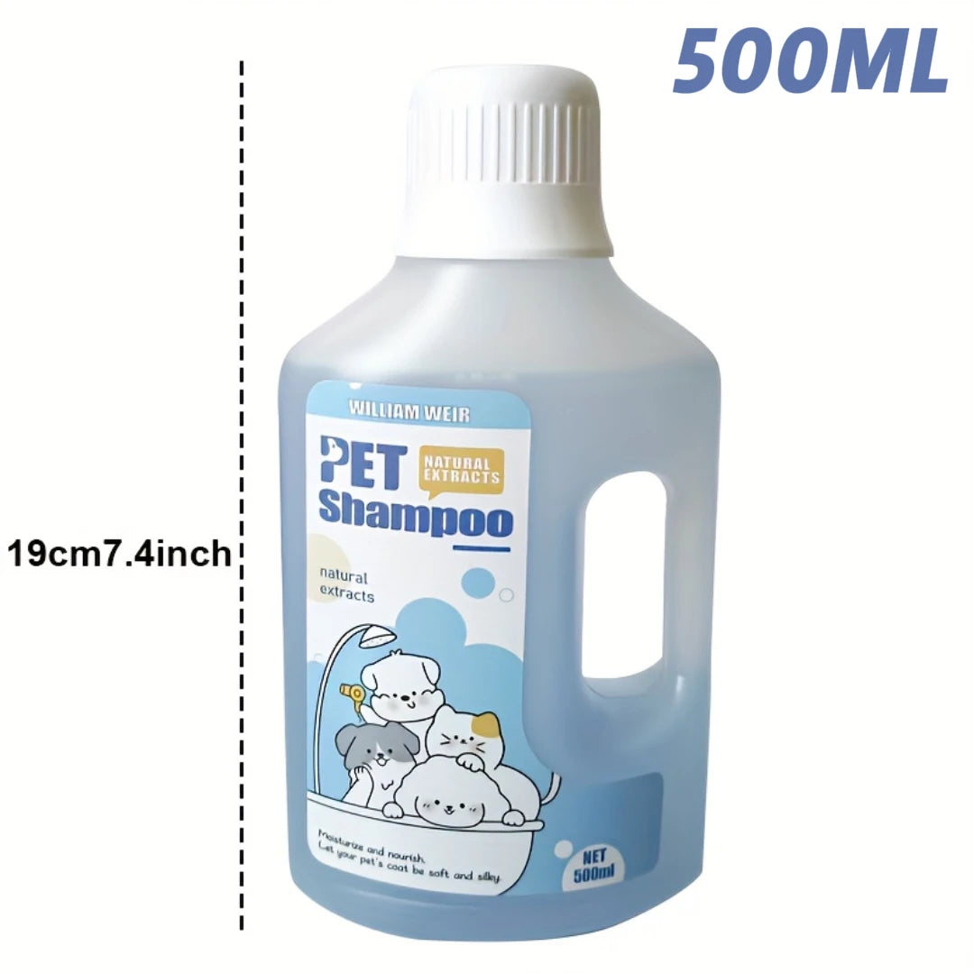 fachgo | Pet Bath Gel,Pet Shampoo,Cat and Dog Bath Gel,Gentle Soothing Formula,Suitable for Cats and Dogs,Cares for Pet Hair Health,500ml