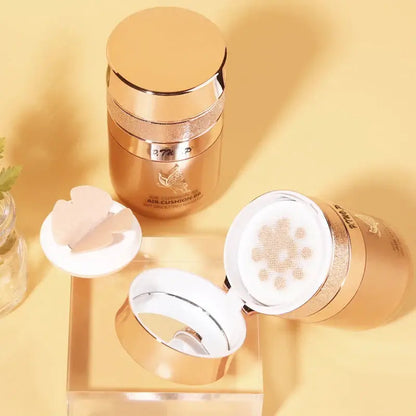 fachgo | Air Cushion BB Cream Moisturizing Foundation Concealer Whitening Oil-control Waterproof Butterfly Powder Puff Makeup Cosmetics