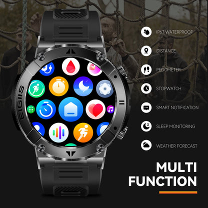 fachgo | LaNikar Smart Watch Men TFT Display Bluetooth Call Blood Pressure Sport Fitness Health Monitor Custom Dial Waterproof Smartwatch