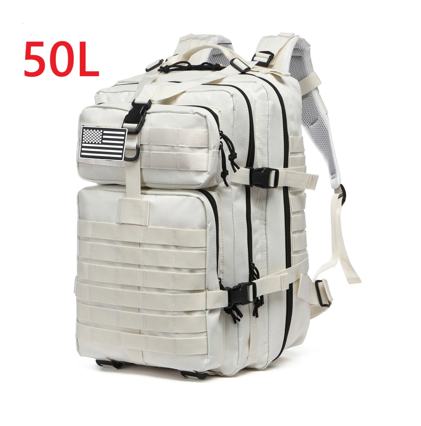 fachgo | 25L/50L 1000D Nylon Waterproof Trekking Fishing Hunting Bag Backpack Outdoor Rucksacks Tactical Sports Camping Hiking