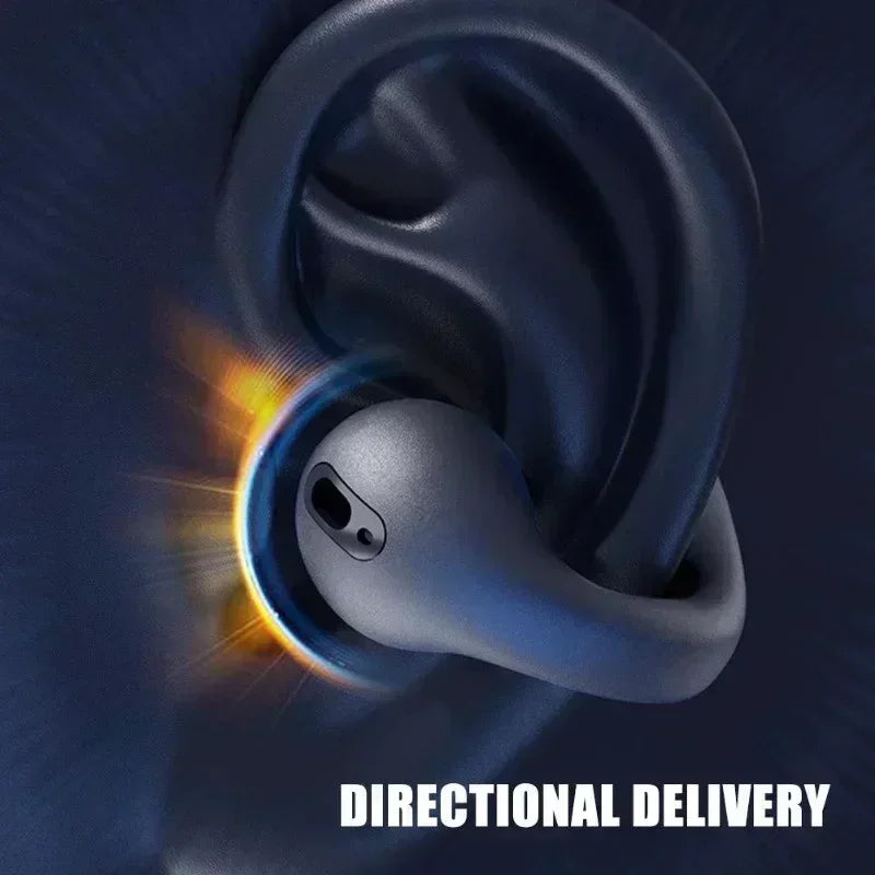 fachgo | New Original T75 Bone Conduction Wireless Bluetooth 5.3 Headphones Sports Earphones HiFi Sound Quality Waterproof TWS Headset