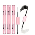 3 Pieces of Adhesive and Sealing Eyelash Glue 2-in-1, Suitable for DIY Group Eyelashes, Household False Eyelash Makeup Tool