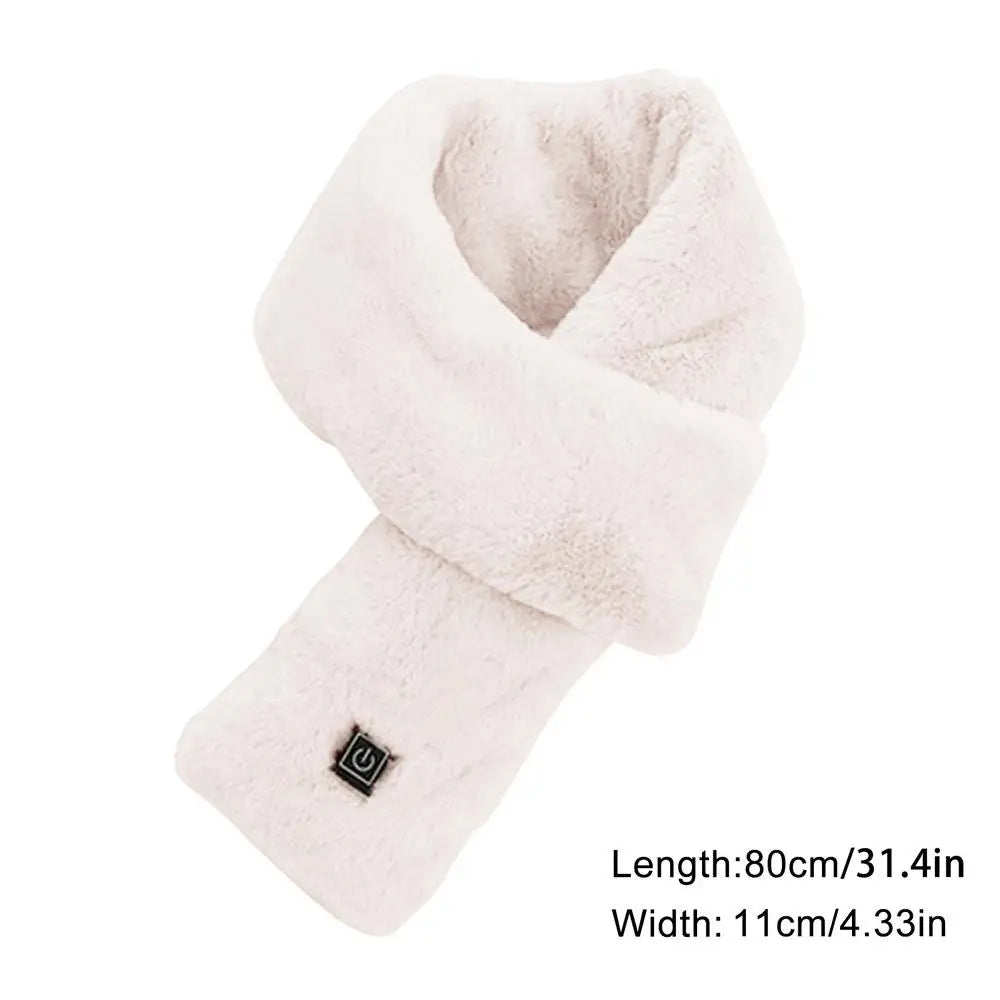 Heating Scarf USB Rechargeable Electric Heated Scarf Soft Heating Neck Wrap Three-gear Temperature Control Neck Wrap Warme