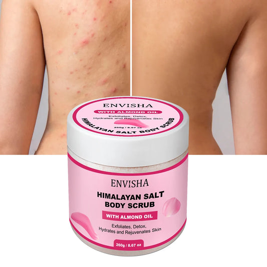 fachgo | ENVISHA Beauty Health Rose Body Massage Bath Salt Scrub Exfoliating Moisturizing Nourish Soften Whitening Skin Care Shrink Pores