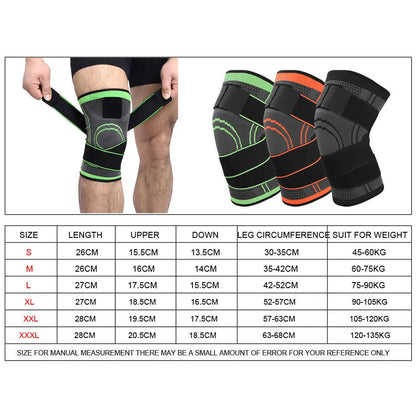 fachgo | AOLIKES 1PCS Knee Brace Knee Sleeve Support For Men And Women Knee Pads For Running, Hiking Meniscus Tear Arthritis Joint