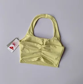 fachgo | Women’s Backless Sports Bra Crop Top
