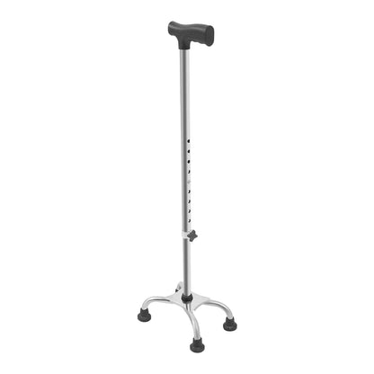 fachgo | Adjustable Walking Stick with 4 Feet, Walking Assist Cane with 4-Legged Base, Stair Lift Aid for Seniors