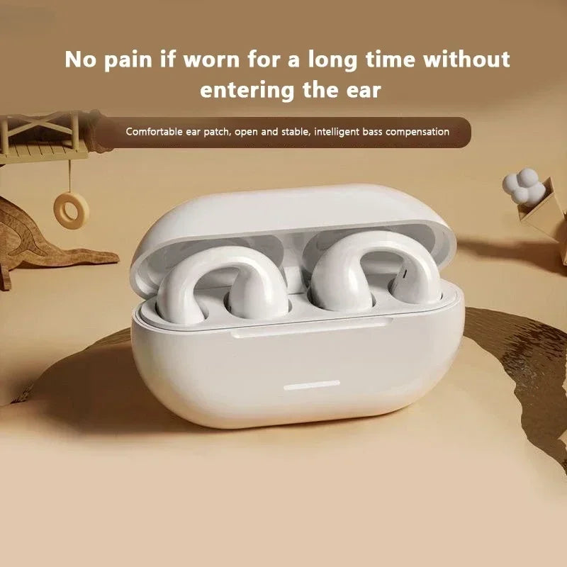fachgo | New Original T75 Bone Conduction Wireless Bluetooth 5.3 Headphones Sports Earphones HiFi Sound Quality Waterproof TWS Headset