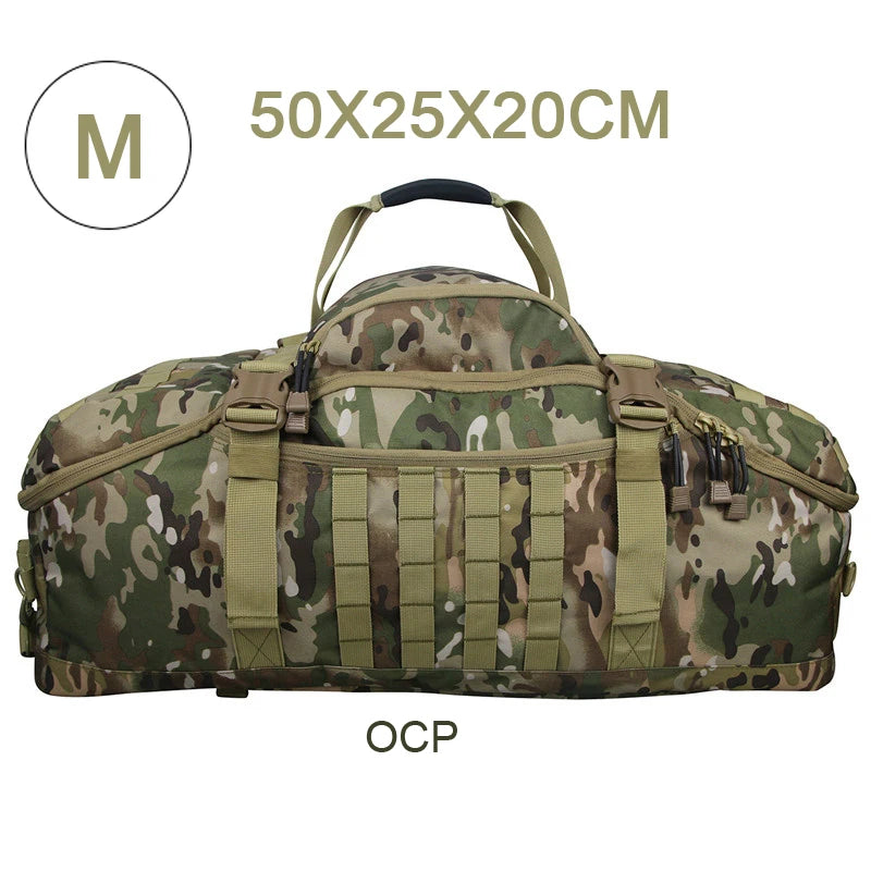 fachgo | LQARMY 30L 50L 80L Outdoor Mountaineering Bag Molle Tactical Backpack Large Duffel Bag Hiking Camping Travel Bags