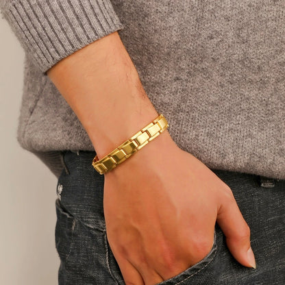 fachgo | RAKOL Classic Stainless Steel Pendant Italian Chain Link Men Women