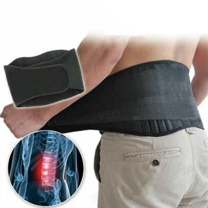fachgo | Adjustable Waist Tourmaline Self heating Magnetic Therapy Back Waist Support Belt Lumbar Brace Massage Band Health Care