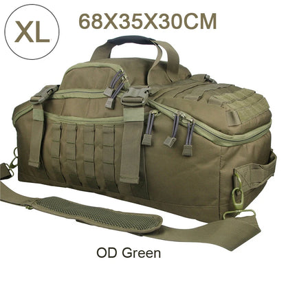 fachgo | LQARMY 30L 50L 80L Outdoor Mountaineering Bag Molle Tactical Backpack Large Duffel Bag Hiking Camping Travel Bags