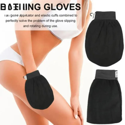 fachgo | Bath Scrub Glove Exfoliating Body Facial Tan Massage Glove Exfoliator Glove Random Color Bath Shower Wash