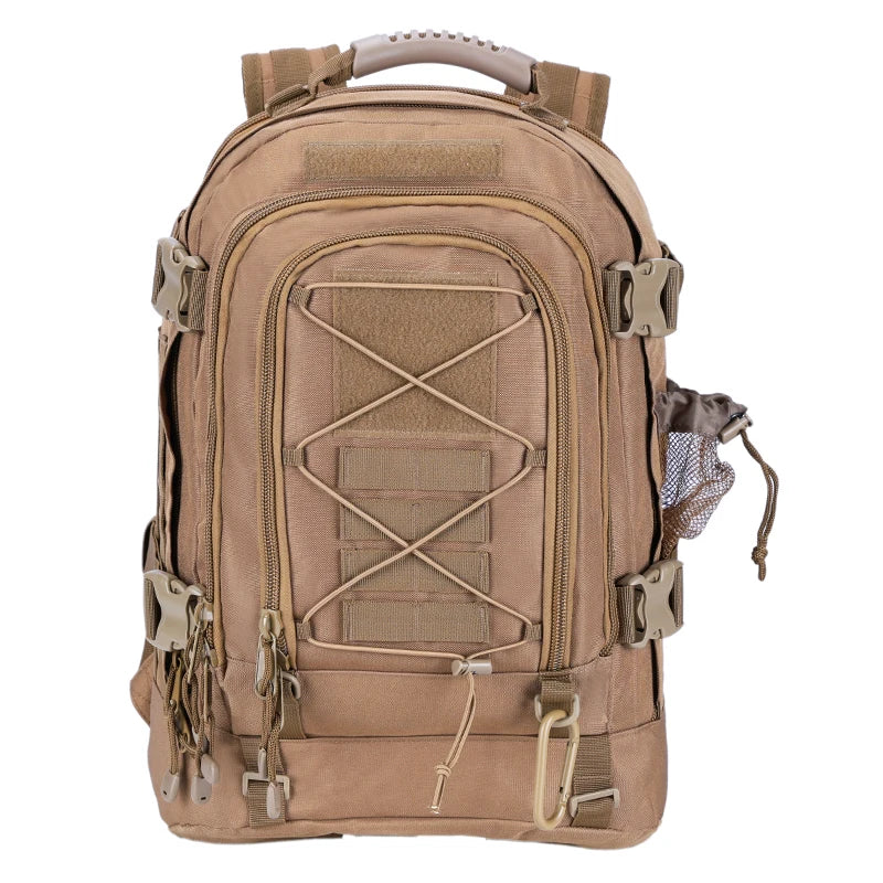 fachgo | LQARMY 65L Outdoor Tactical Backpack Men's Outdoor Hiking Bag Large Capacity Military Army Bags Travelling Camping Rucksack