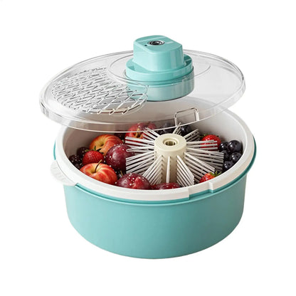 2-in-1 Electric Fruit & Vegetable Washer and Salad Spinner