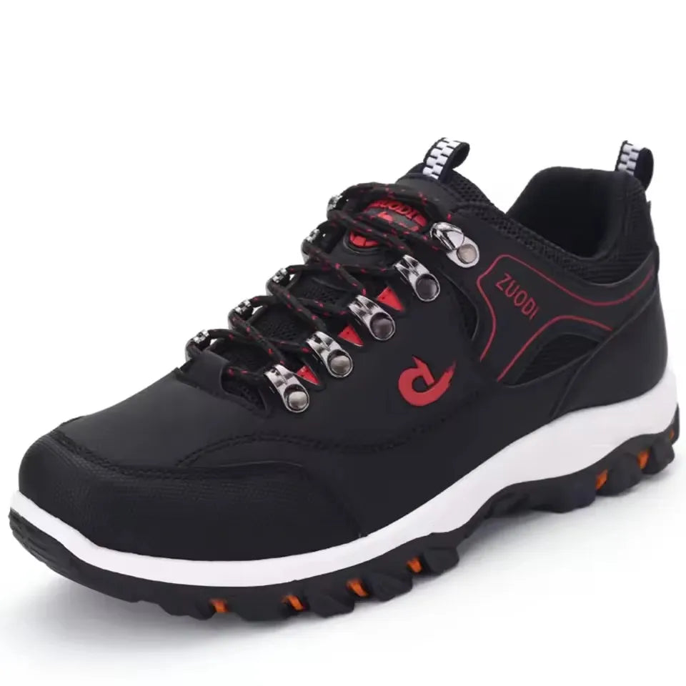 fachgo | Men Shoes Leather Casual Shoes For Men Sneakers Spring Autumn Winter Shoes For Male Tennis Lightweight Walking Shoes