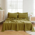 French Linen Bedding Set 3 Pcs Flat Sheet and 2 Pillowcases