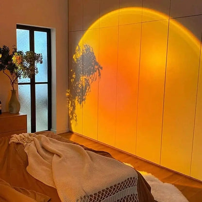 LED Sunset Projection Lamp – USB Powered