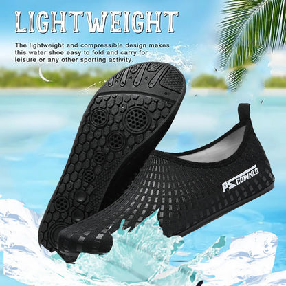 fachgo | Diving Shoes Women Aqua Shoes Men Beach Swimming Water Sport Socks Barefoot Sneaker Fitness Dance Swim Surfing Snorkeling Shoe