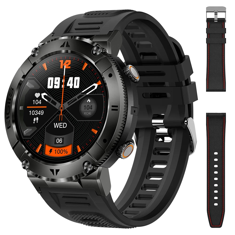 fachgo | LaNikar Smart Watch Men TFT Display Bluetooth Call Blood Pressure Sport Fitness Health Monitor Custom Dial Waterproof Smartwatch