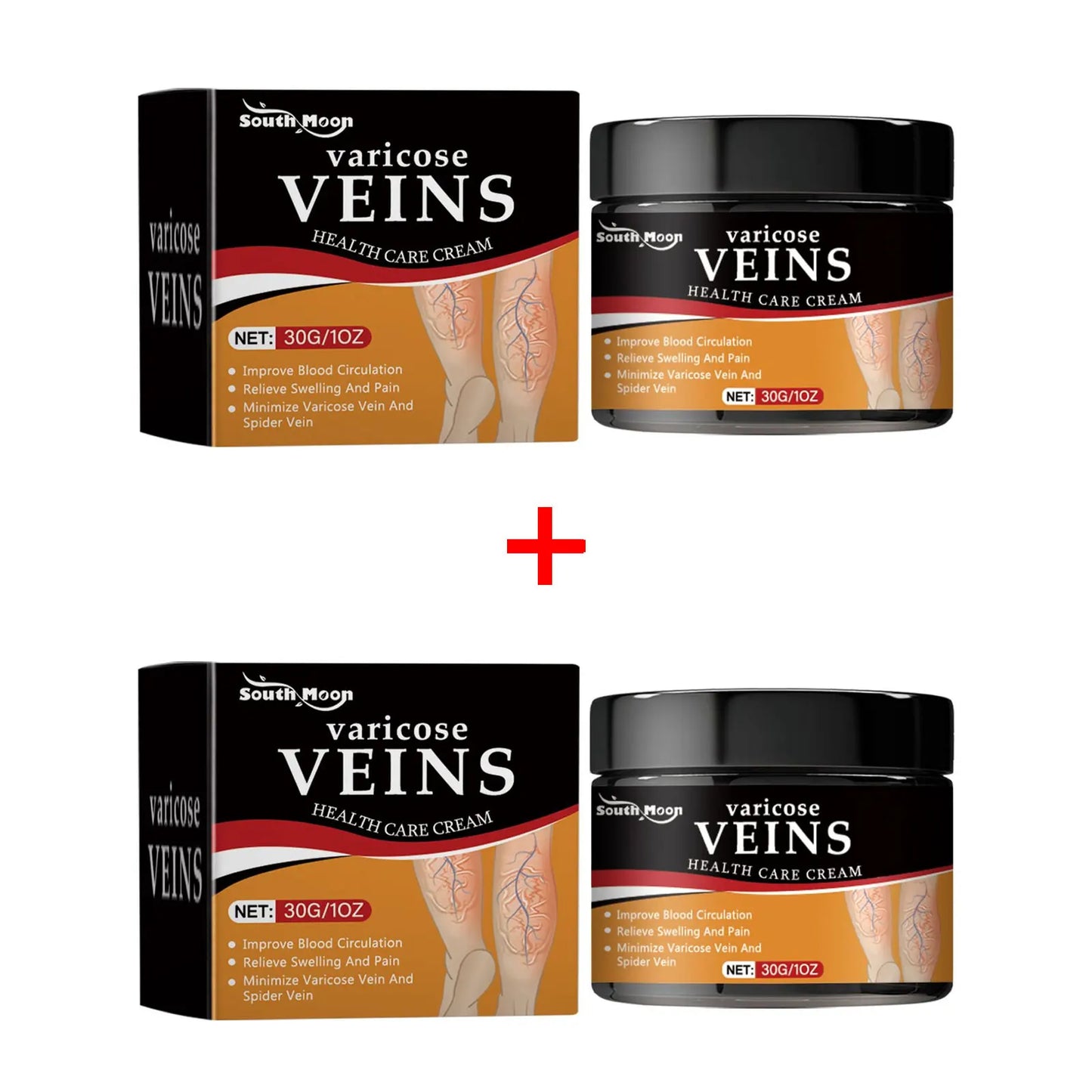 fachgo | Leg Treatment Cream Reducing Varicose Veins Remove Redness Repair Phlebitis Relieves Bulge Improving Circulation Body Care Cream