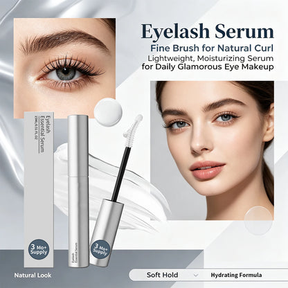 Eyelash Essential Serum 15ml Nourishing Lash Care Liquid for Natural Curl Thicker Fuller Longer Eyelashes Lash Care Products