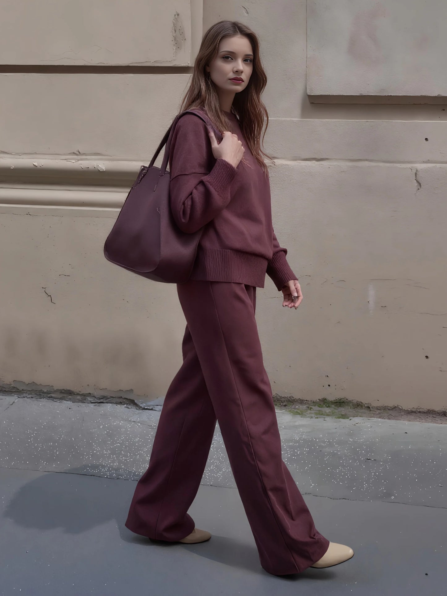 fachgo | Women’s Casual Two-Piece Sportswear Set