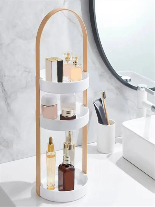 fachgo | [CLOS] Cosmetic Organizer, Makeup Organizer, Storage Box, Make Up Storage with Handle, Make Up Storage for Cosmetics, D