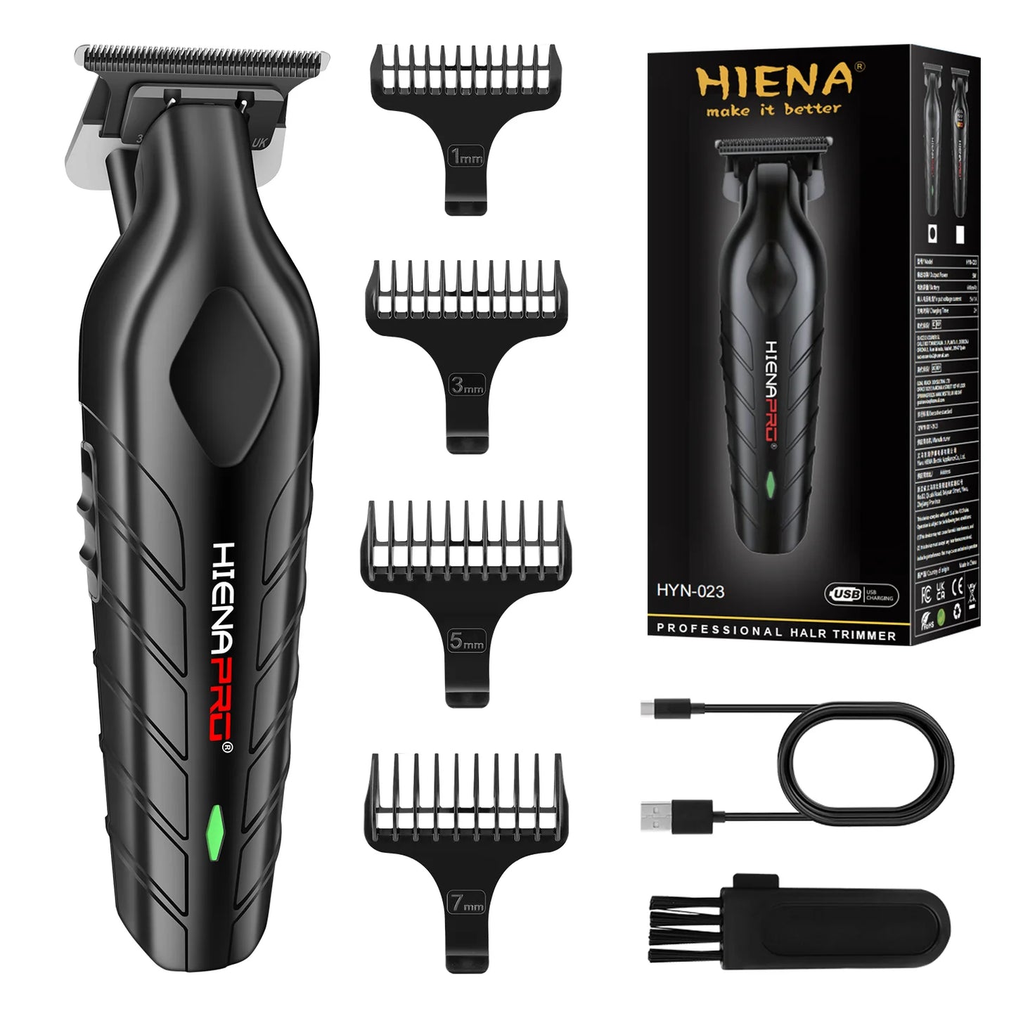 fachgo | HIENA hair clipper professional Hair cutting machine Barber shop electric shaving men's haircut machine Trimmer man