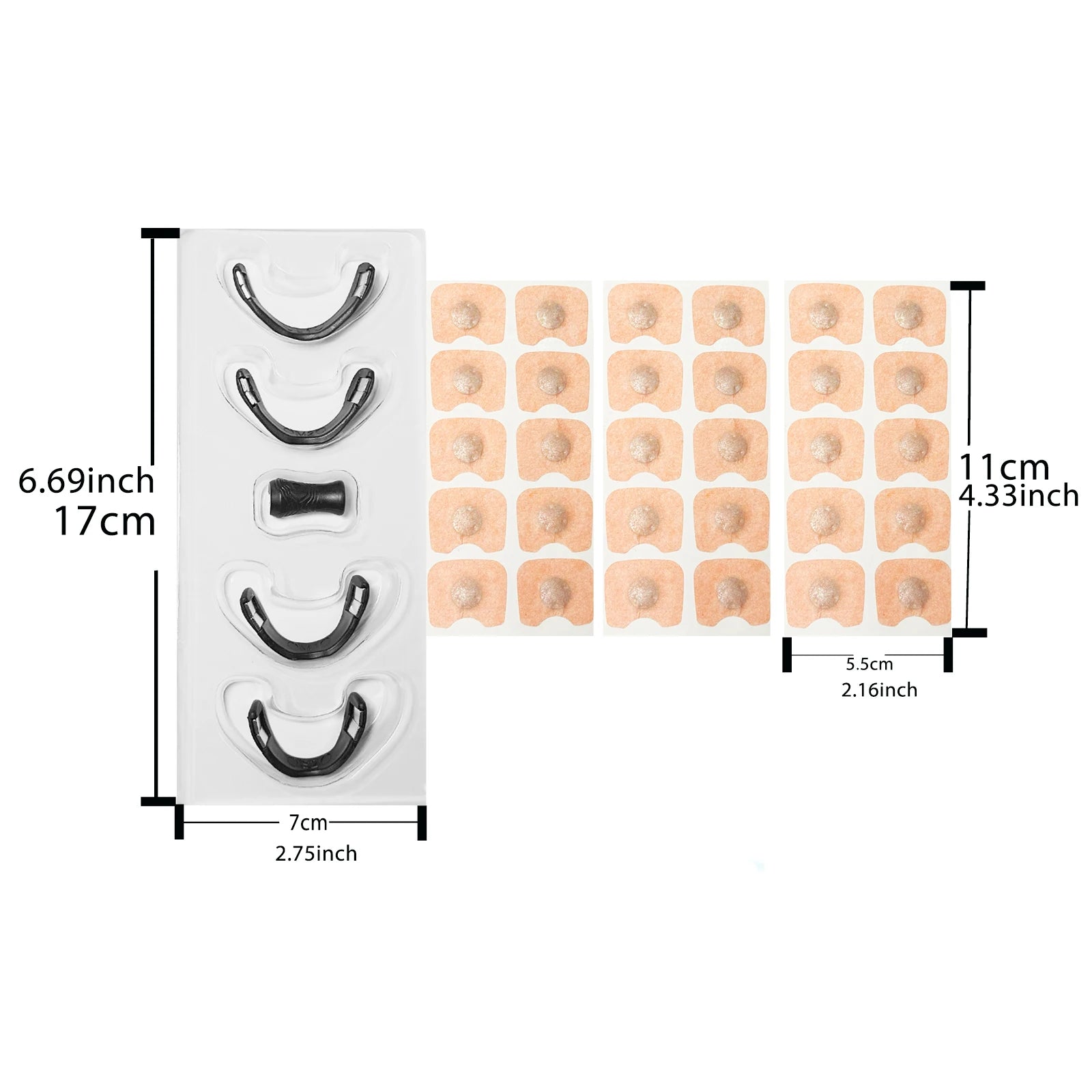 fachgo | Nasal breathing dilators Magnetic Nasal Strips Increase Air Intake Improve Sleep Quality Reduce Snoring