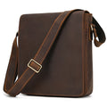 Luxury Genuine Leather Crossbody Messenger Bag for Men