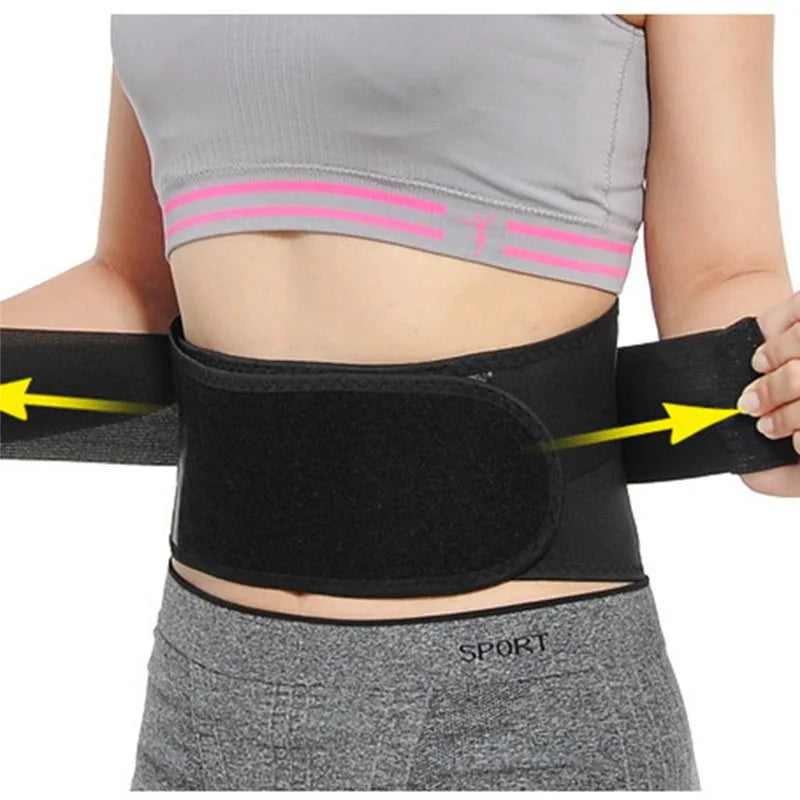 fachgo | Adjustable Waist Tourmaline Self heating Magnetic Therapy Back Waist Support Belt Lumbar Brace Massage Band Health Care