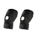 Adjustable Knee Brace with Side Stabilizers for Pain Relief
