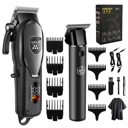 fachgo | HIENA hair clipper professional Hair cutting machine Barber shop electric shaving men's haircut machine Trimmer man