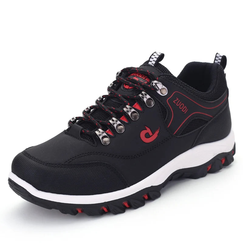 fachgo | Men Shoes Leather Casual Shoes For Men Sneakers Spring Autumn Winter Shoes For Male Tennis Lightweight Walking Shoes