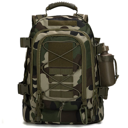fachgo | LQARMY 65L Outdoor Tactical Backpack Men's Outdoor Hiking Bag Large Capacity Military Army Bags Travelling Camping Rucksack