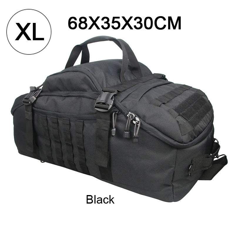 fachgo | LQARMY 30L 50L 80L Outdoor Mountaineering Bag Molle Tactical Backpack Large Duffel Bag Hiking Camping Travel Bags