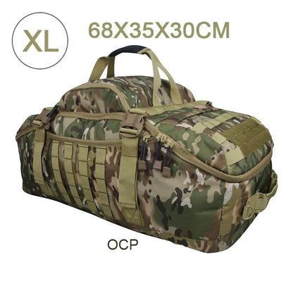 fachgo | LQARMY 30L 50L 80L Outdoor Mountaineering Bag Molle Tactical Backpack Large Duffel Bag Hiking Camping Travel Bags
